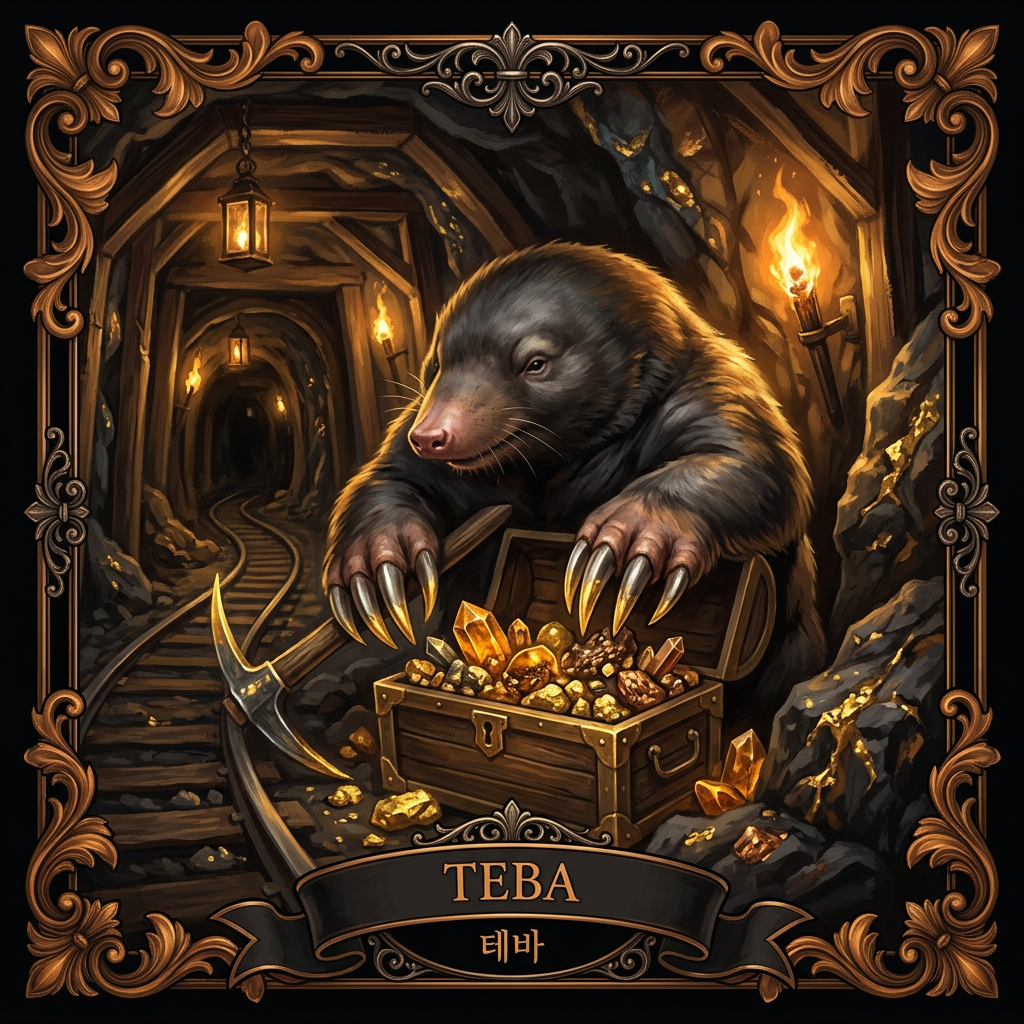 광산의 채굴왕 캐릭터