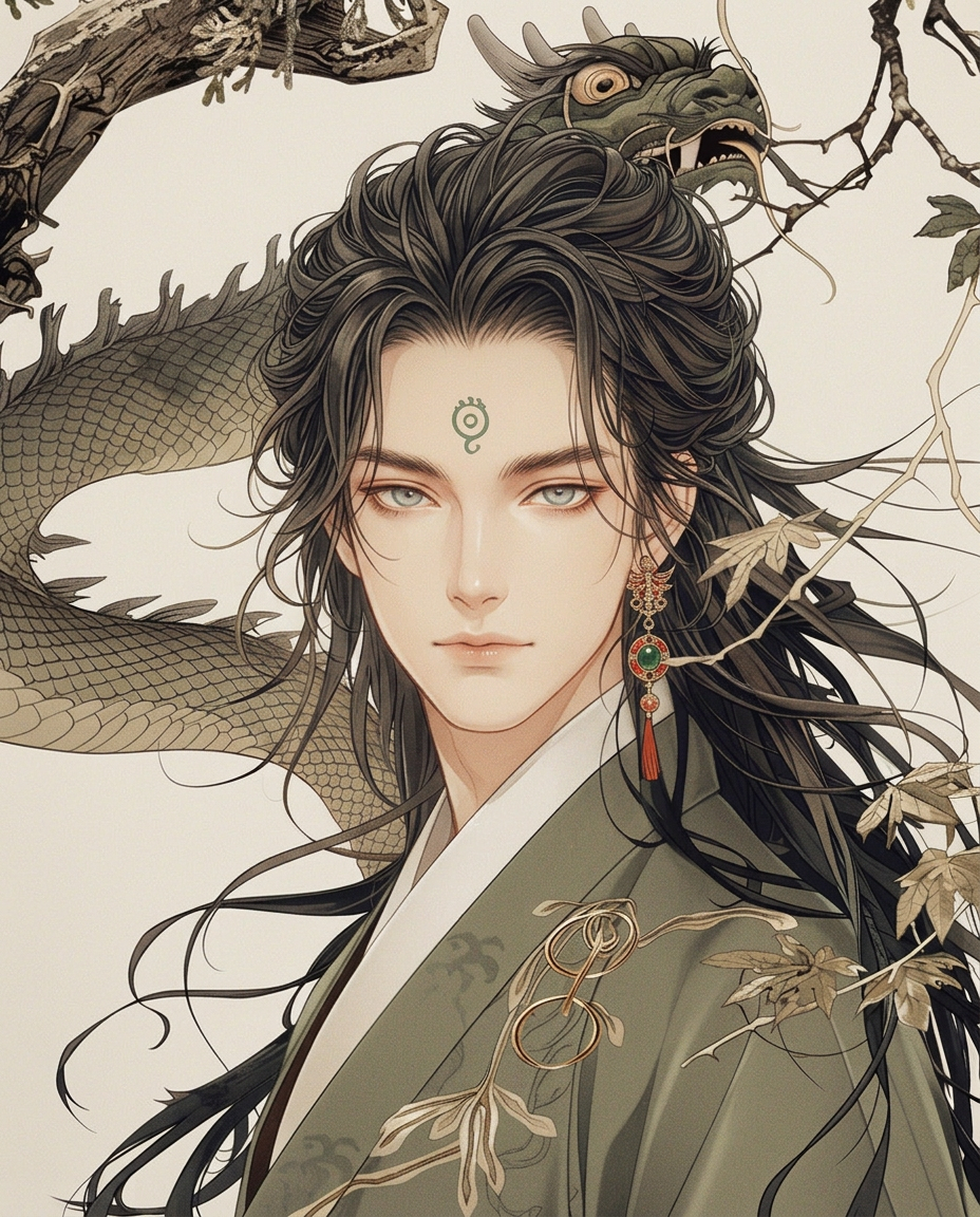 숲의 청룡 캐릭터