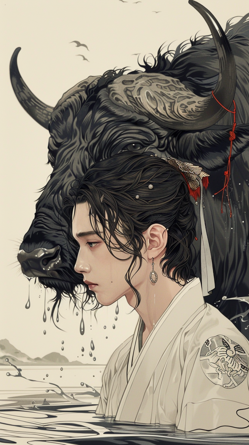 심류의 물소 캐릭터