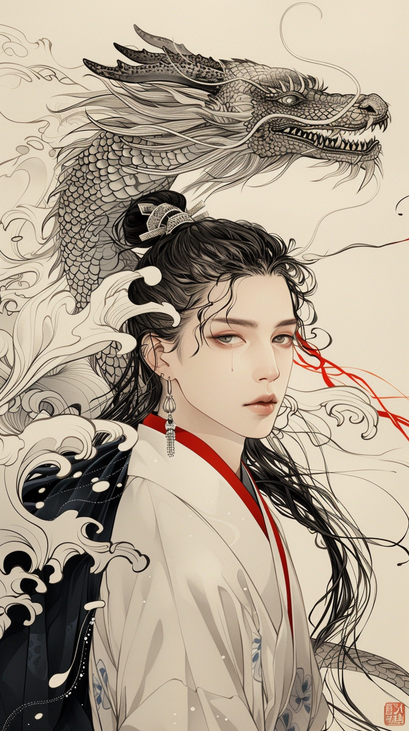 심연의 흑룡 캐릭터