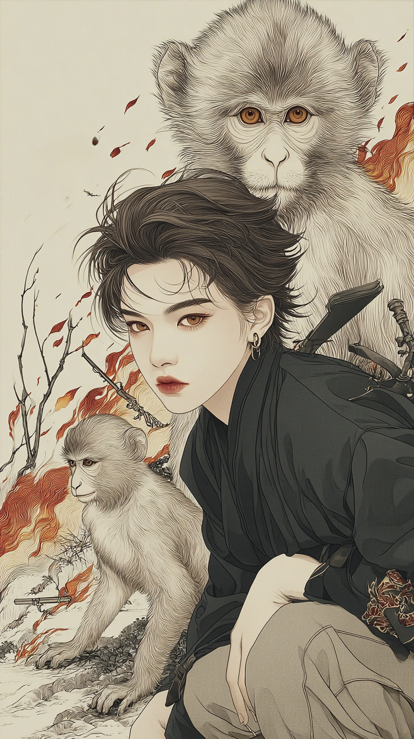 산화의 화원 캐릭터