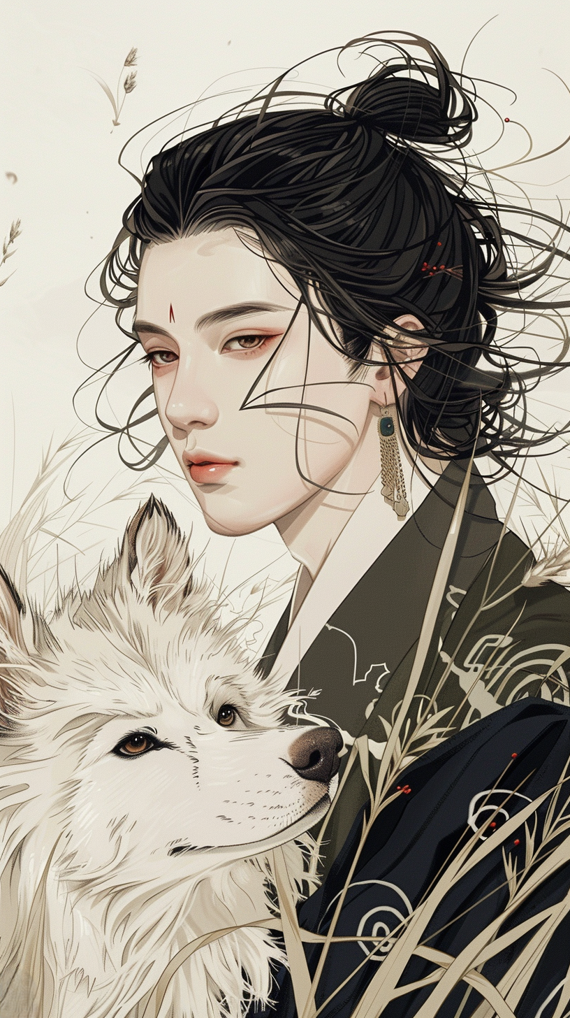 들판의 평견 캐릭터