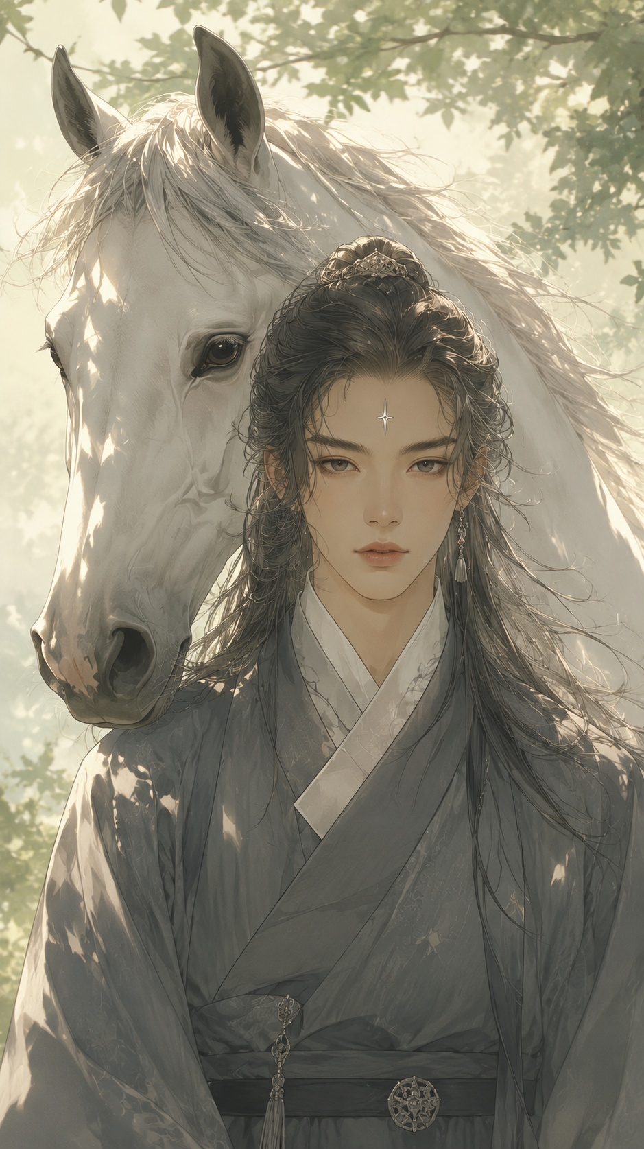 天流の赤馬 캐릭터