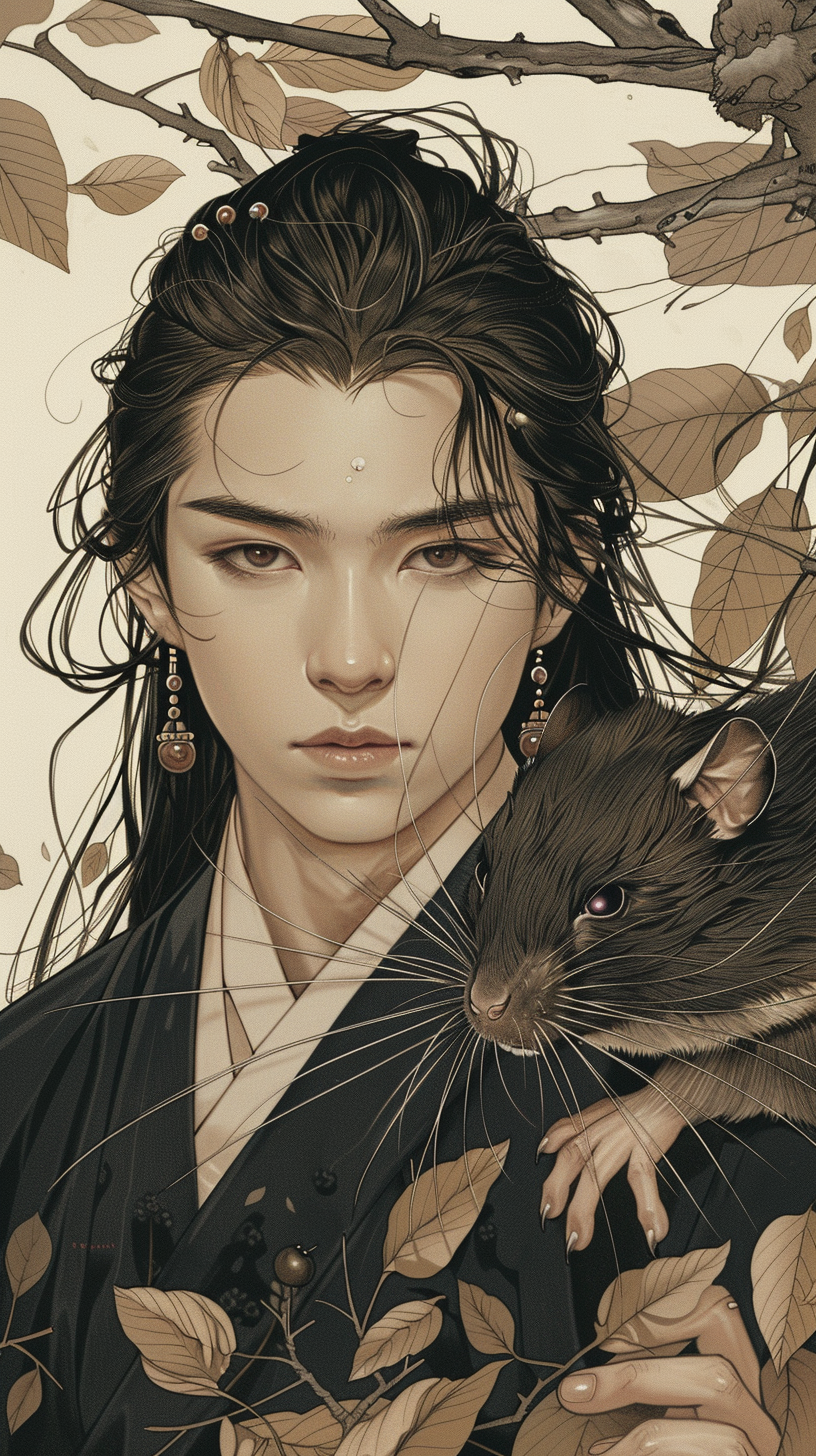 뽕나무 속 묵서 캐릭터