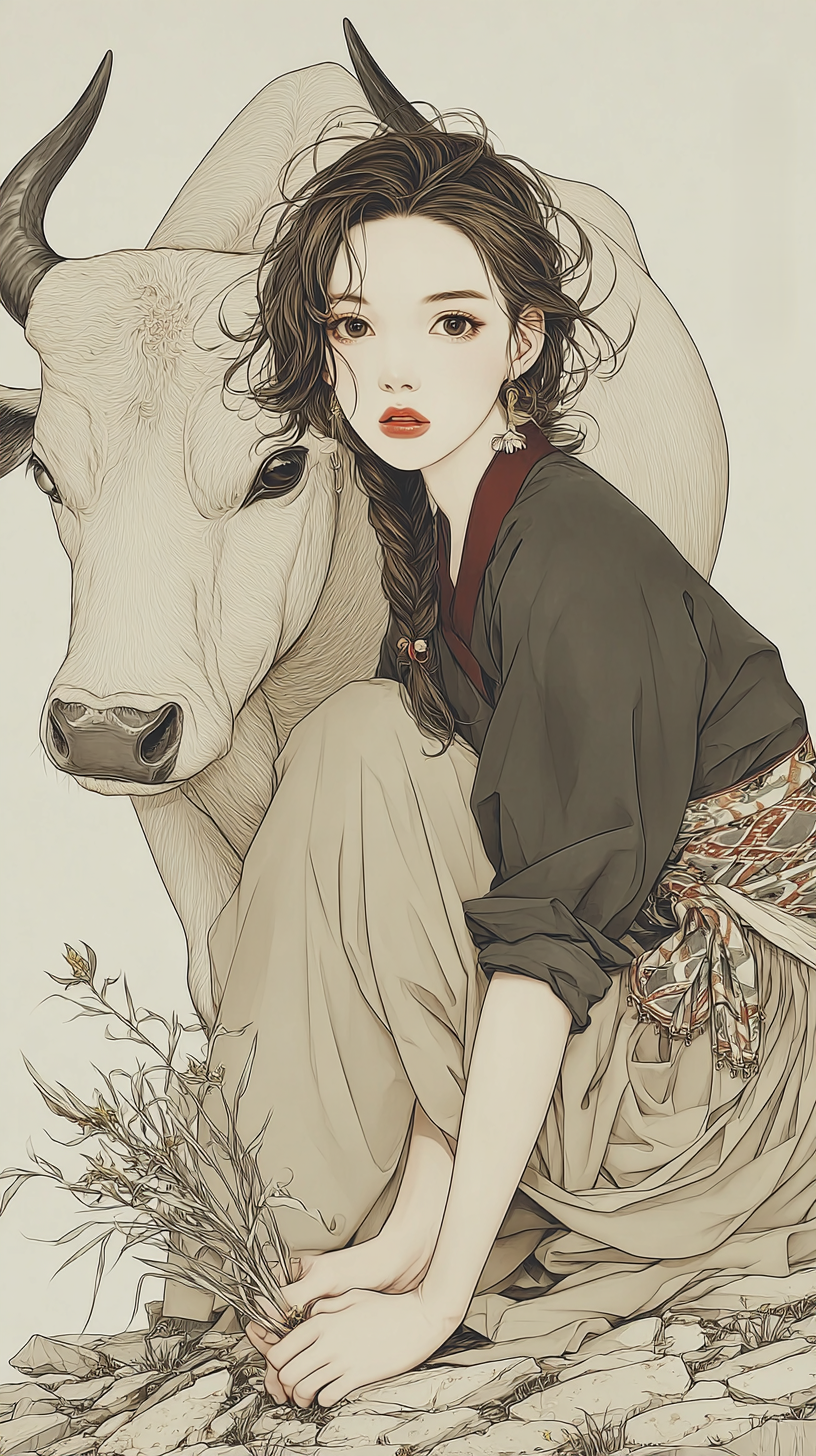 진흙 속 옥 캐릭터