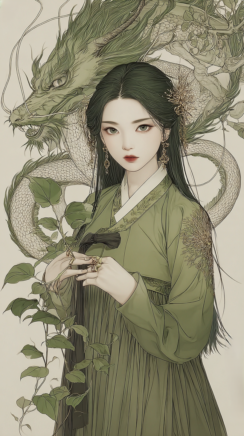 숲의 청룡 캐릭터