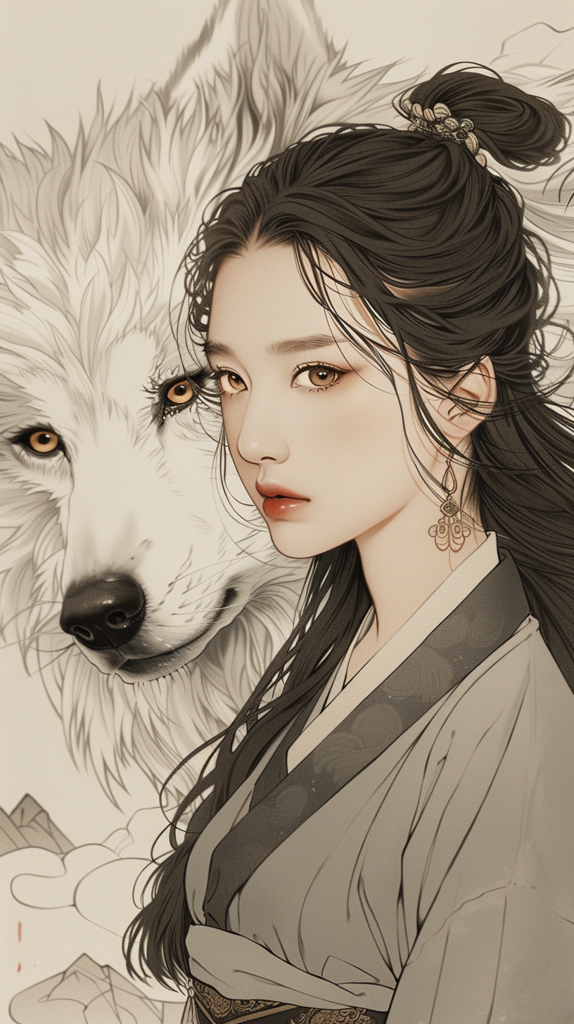 산정의 화견 캐릭터