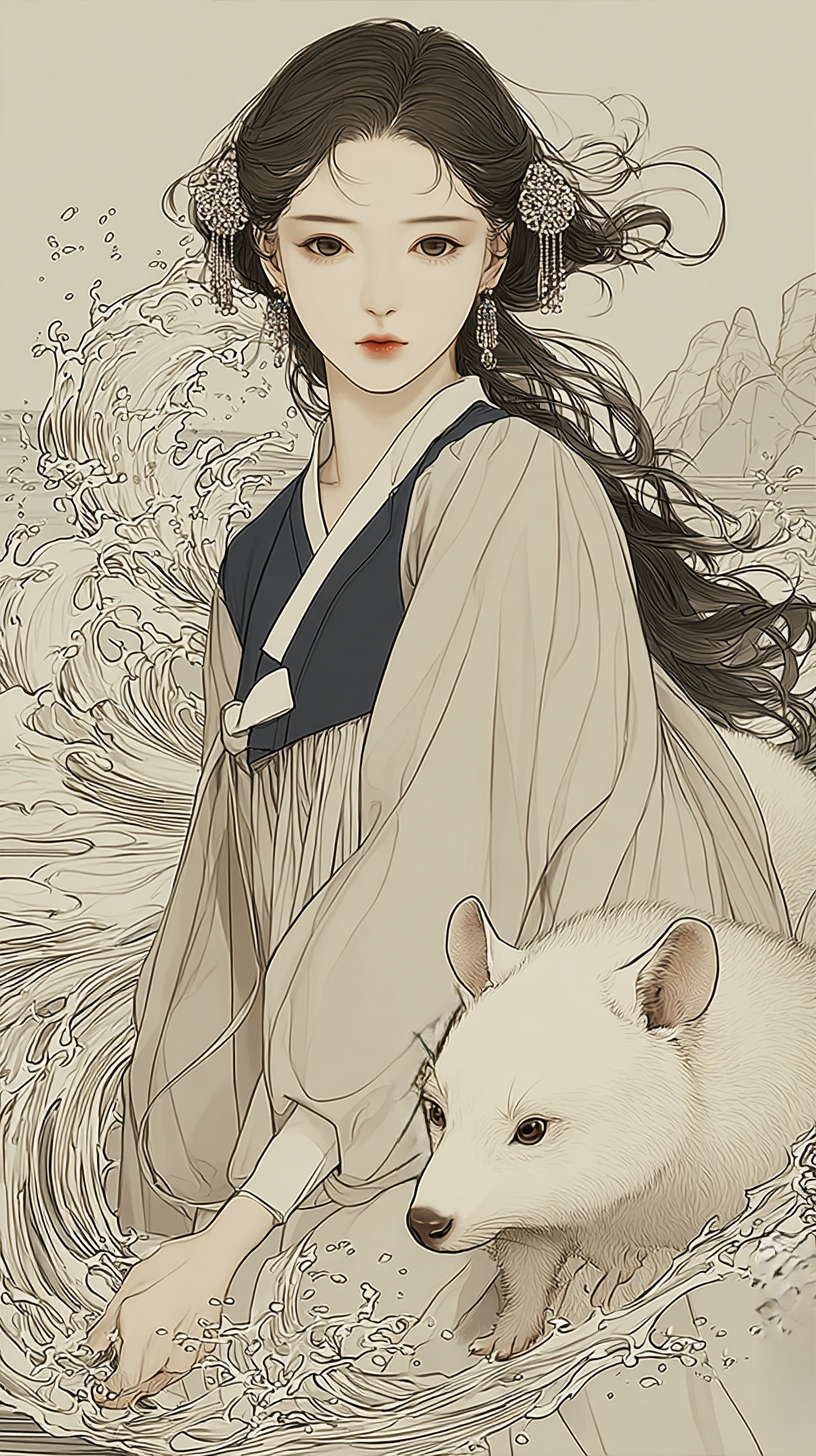 계곡의 수신 캐릭터