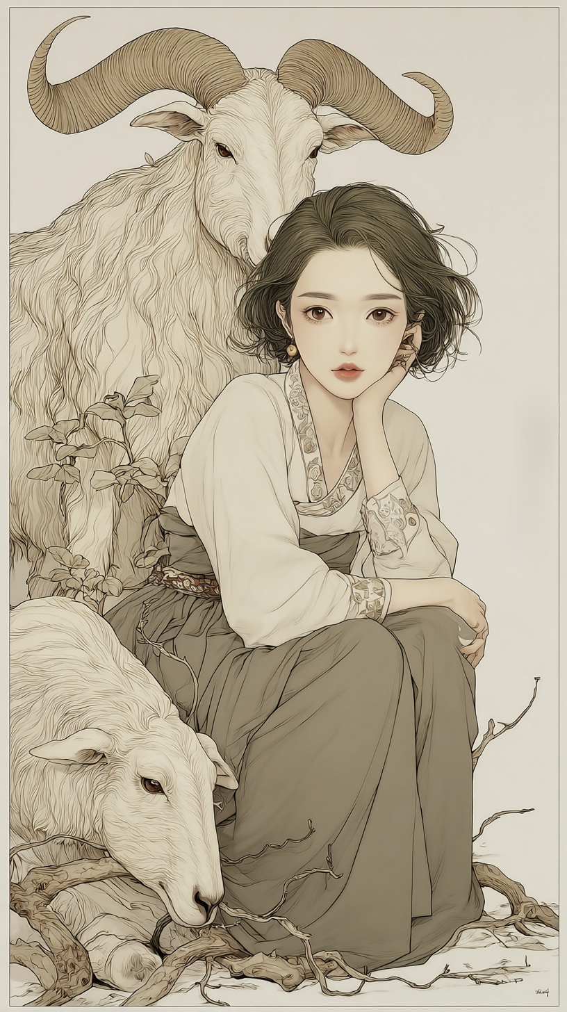 유지의 묵양 캐릭터