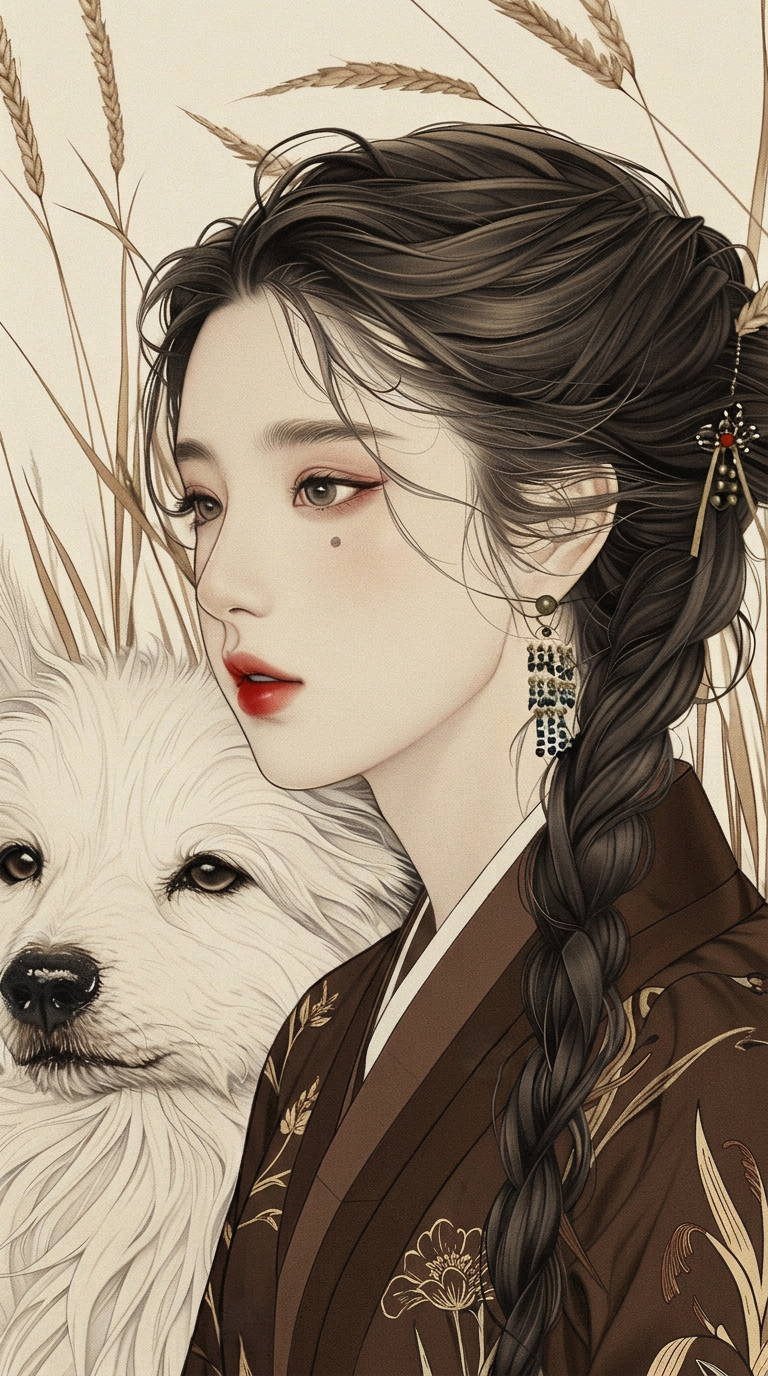 들판의 평견 캐릭터