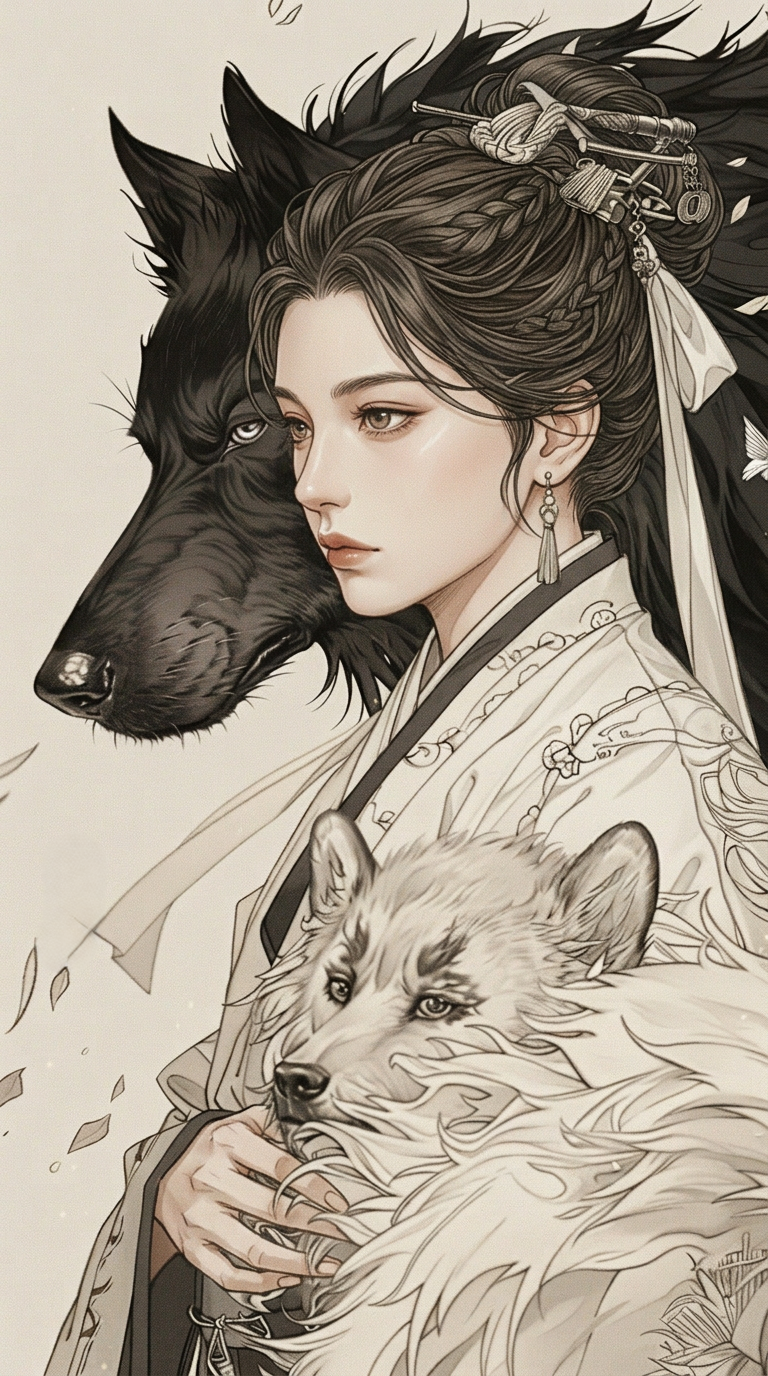 강철의 흑견 캐릭터