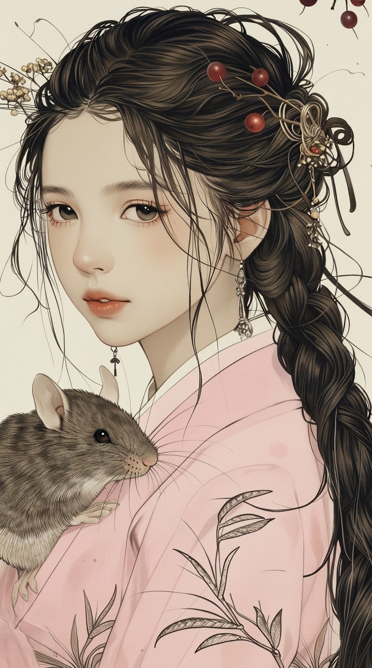 桑中の墨鼠 캐릭터